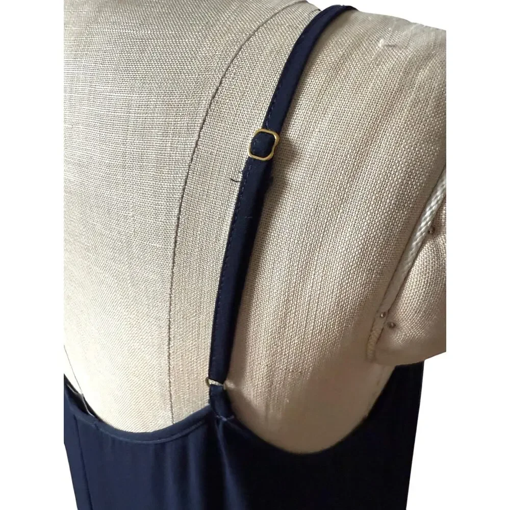 J.Crew Navy Slip Maxi dress Size Small